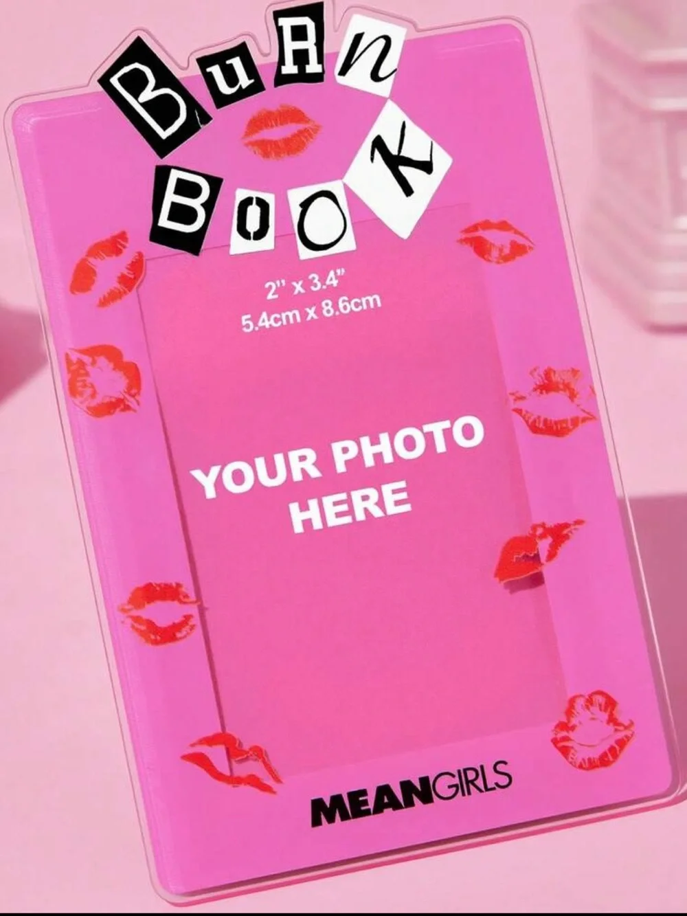 Kohl's Pink 'Burn Book' Mean Girls Photo Frame
